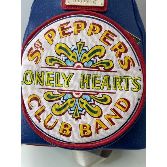 The Beatles‎ Loungefly Sgt. Peppers Lonely Hearts Club Band Mini Backpack NWT - Picture 3 of 16